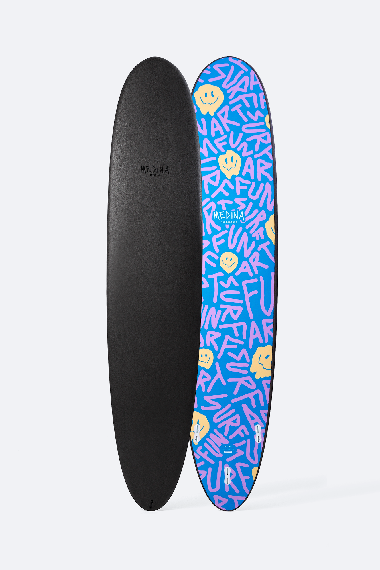 Medina Soft Top Black Smile 8'0 66,5L - FCSII
