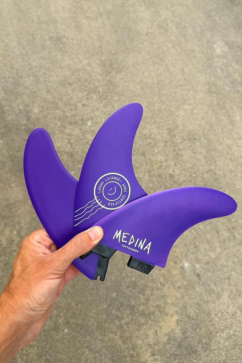 Medina Thruster Medium Set FCSII ABS Resin - Purple